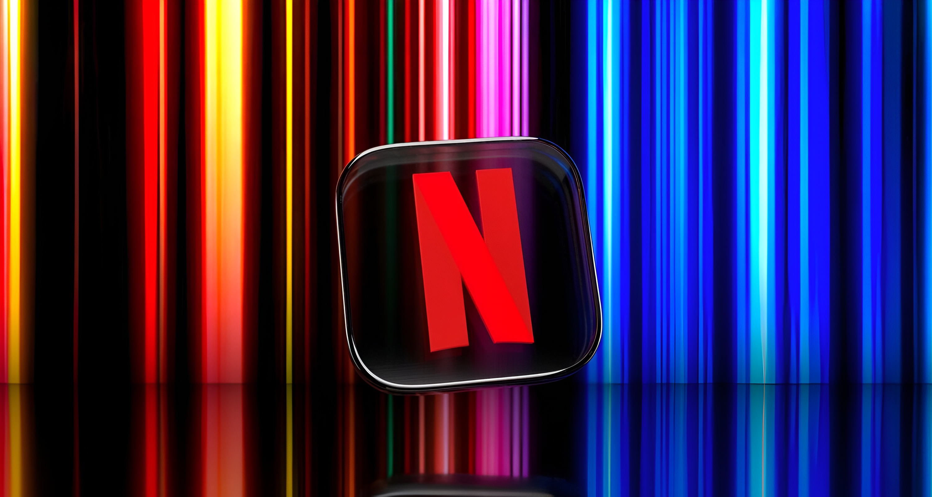 Netflix 彩色光影與圖標